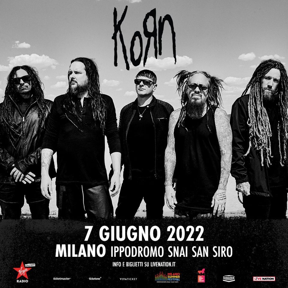 Korn live a Milano | 7 giugno 2022