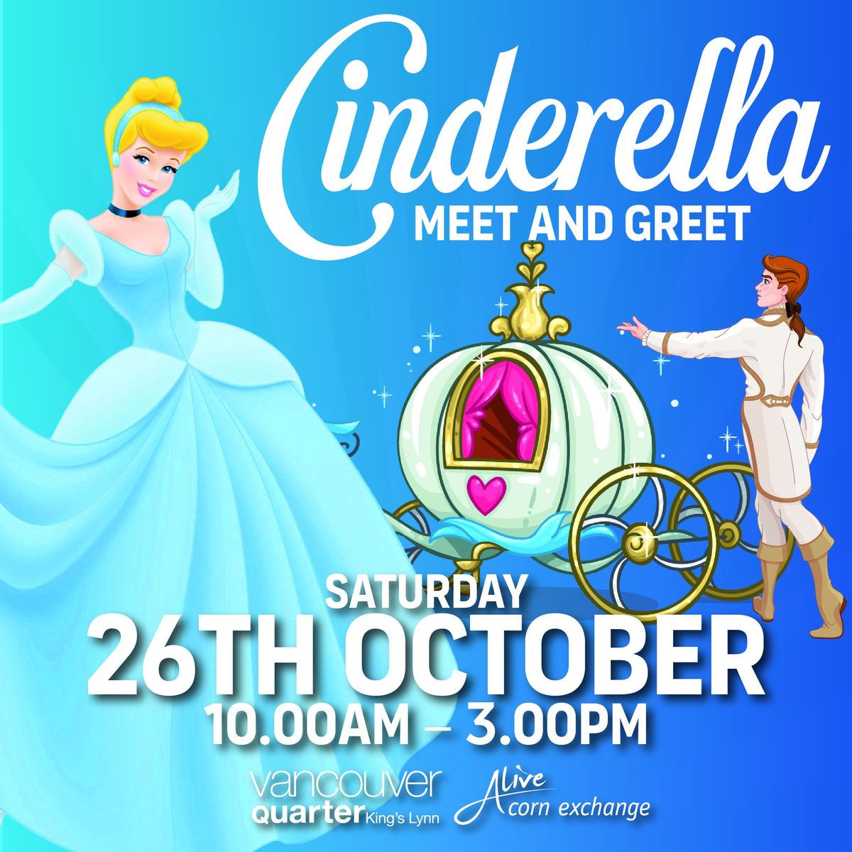 FREE Cinderella & Prince Charming Meet & Greet event