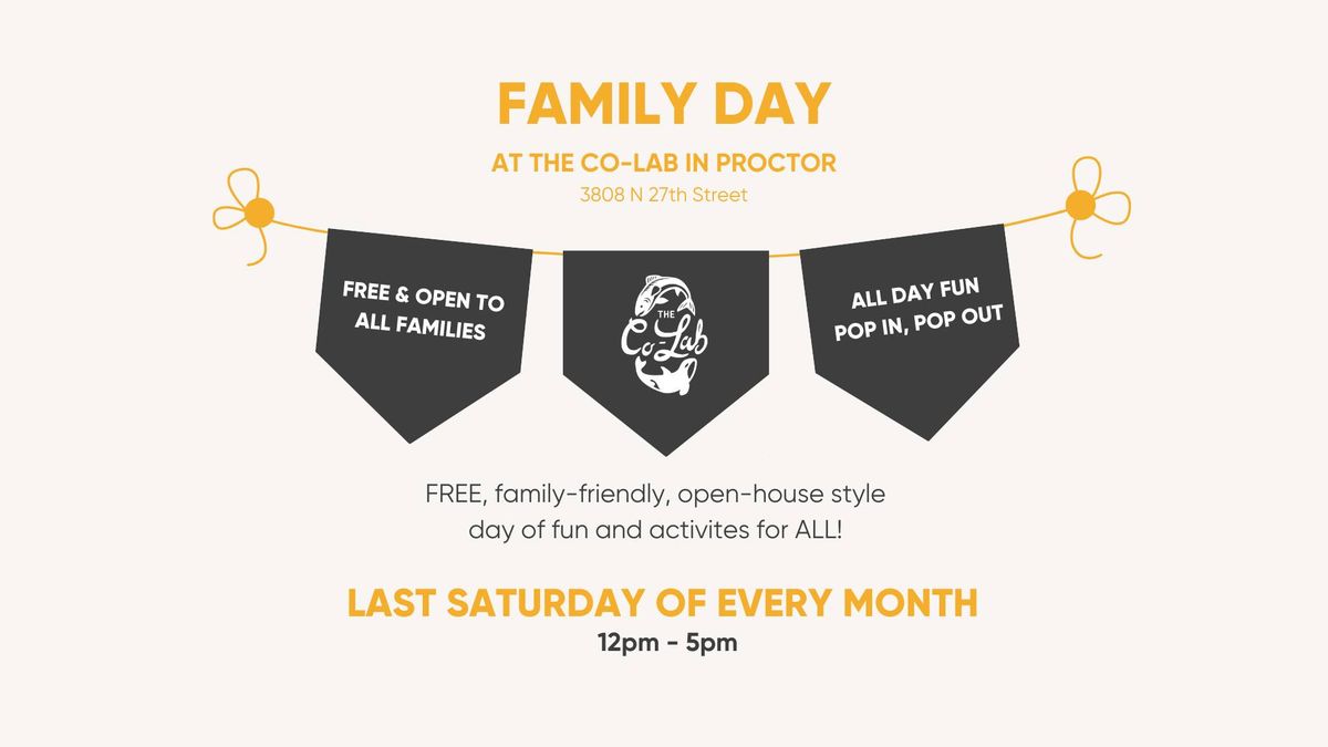 July Family Day @ The Co-Lab