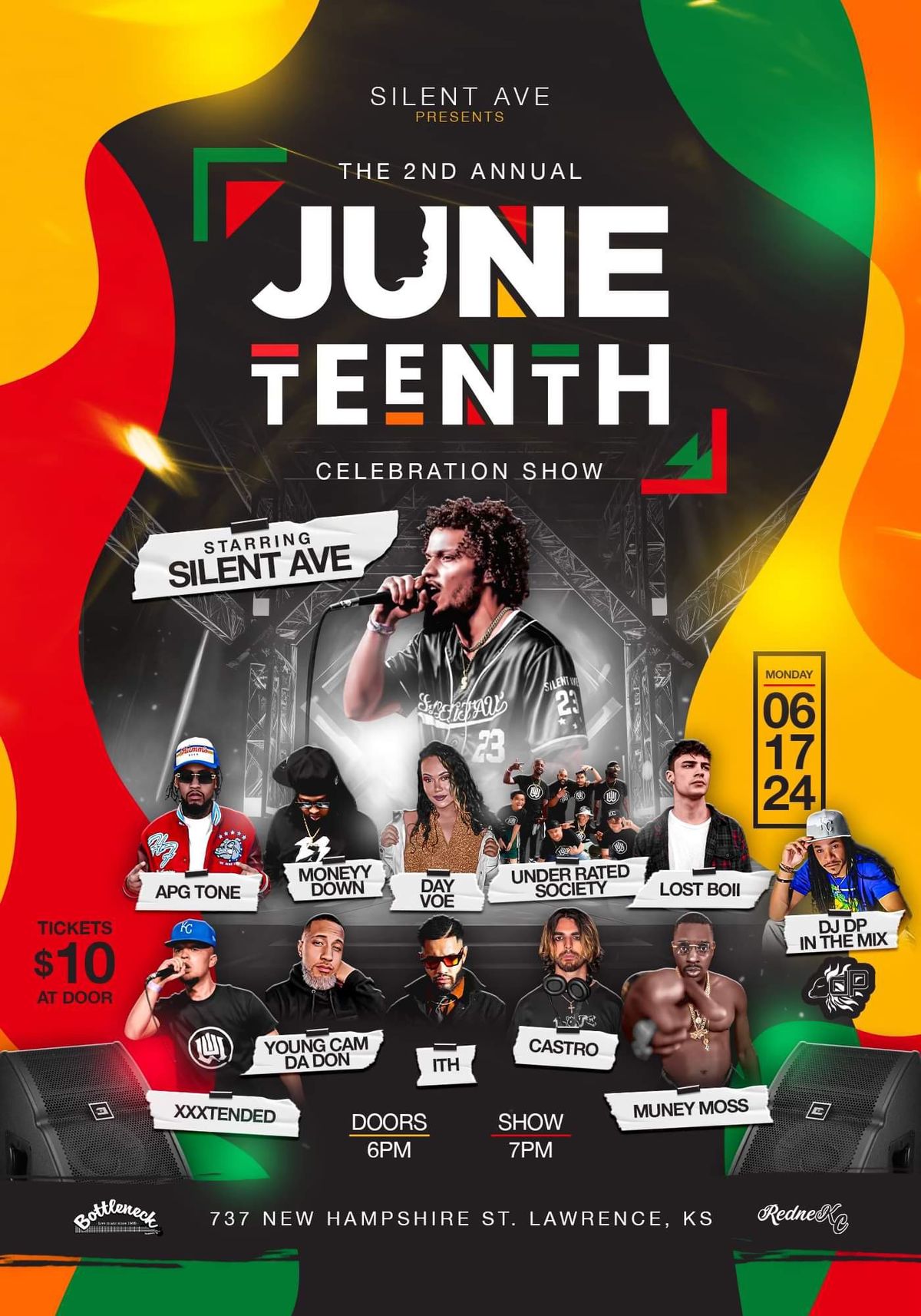 Silent Ave Presents: The 2nd Annual Juneteenth Celebration Show at The Bottleneck