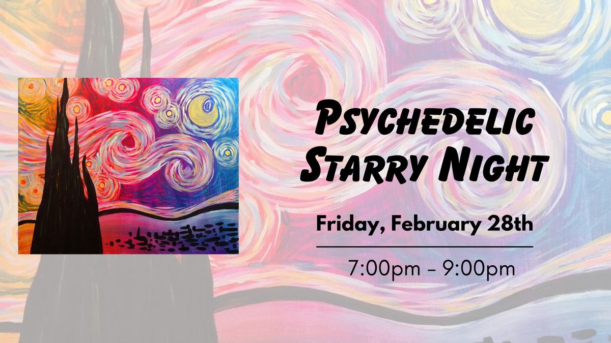 Psychedelic Starry Night - Blacklight Fun!