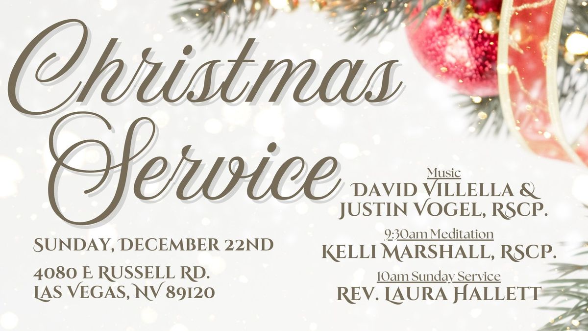 Christmas Service - Sunday Service with Rev. Laura Hallett