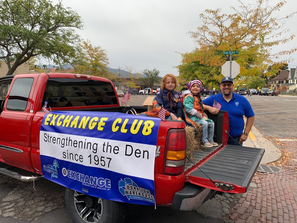 Exchange in the 2024 UM Homecoming Parade