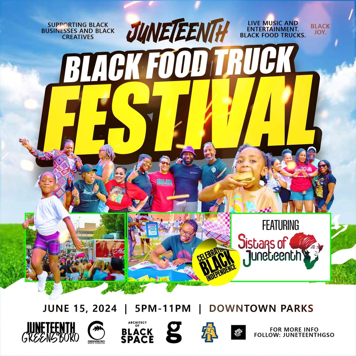 Juneteenth Black Food Truck Festival featuring Sistars