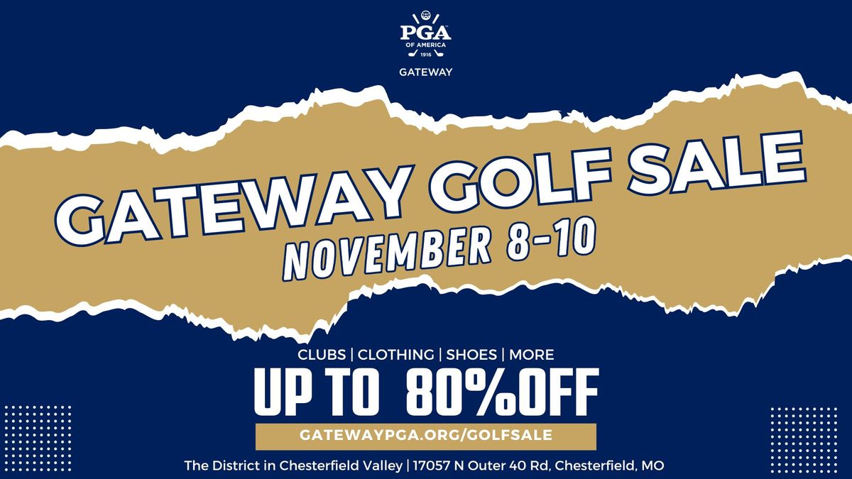 2024 Gateway Golf Sale at the District!