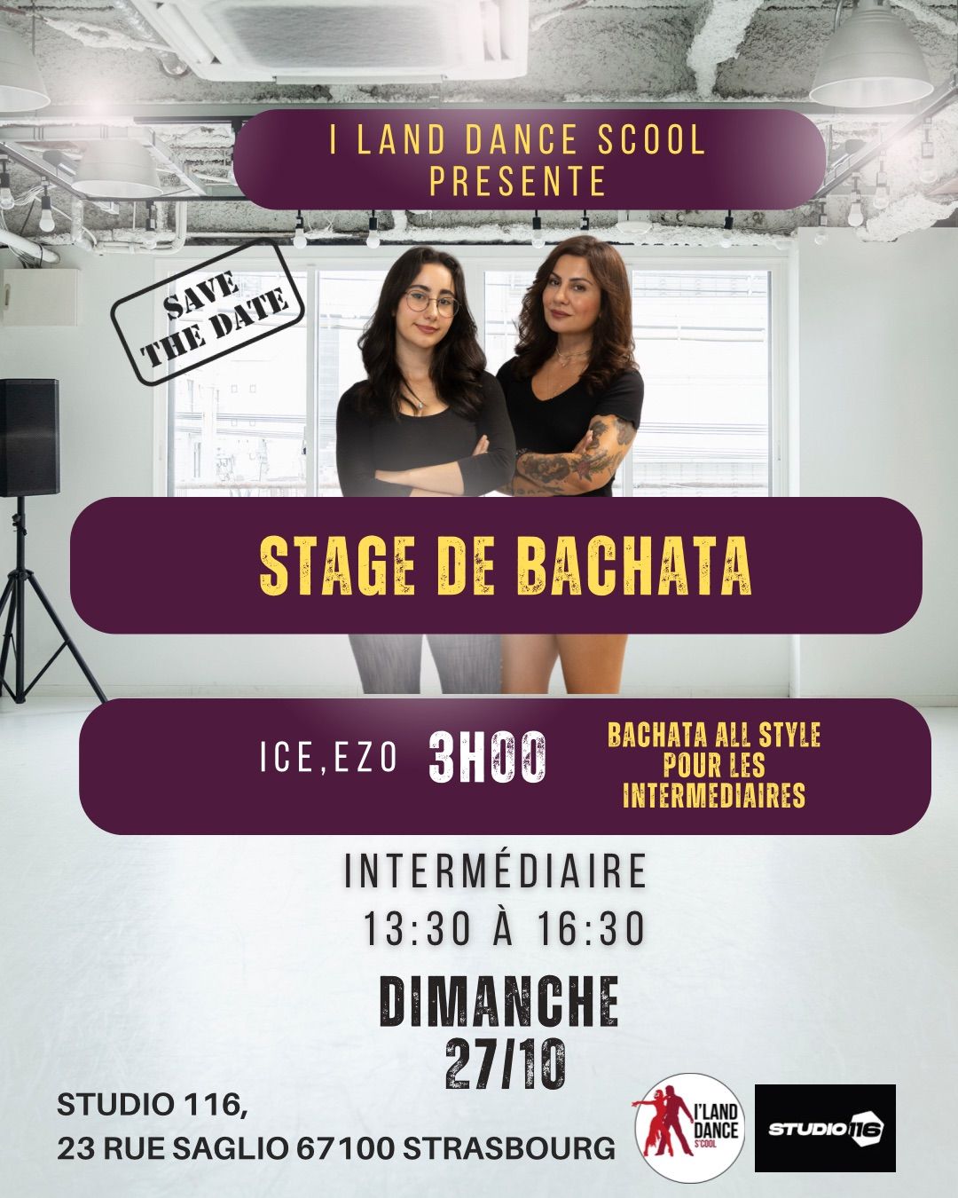 STAGE DE BACHATA ALL STYLE 