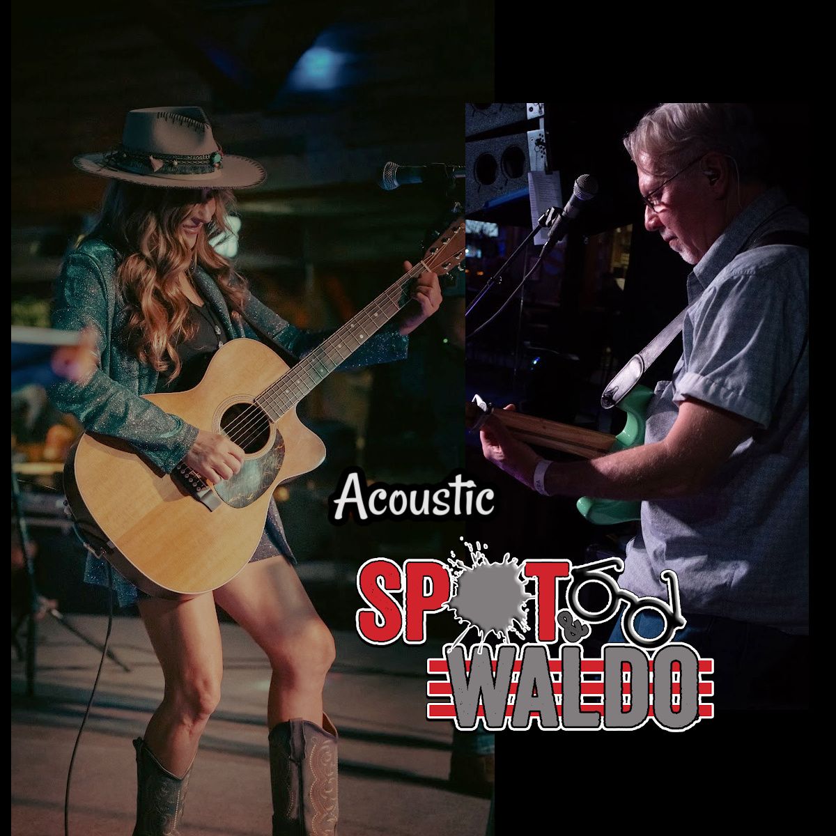 Acoustic Spot & Waldo playing The Coop by Roosters Thursday 6:30 pm May 9 