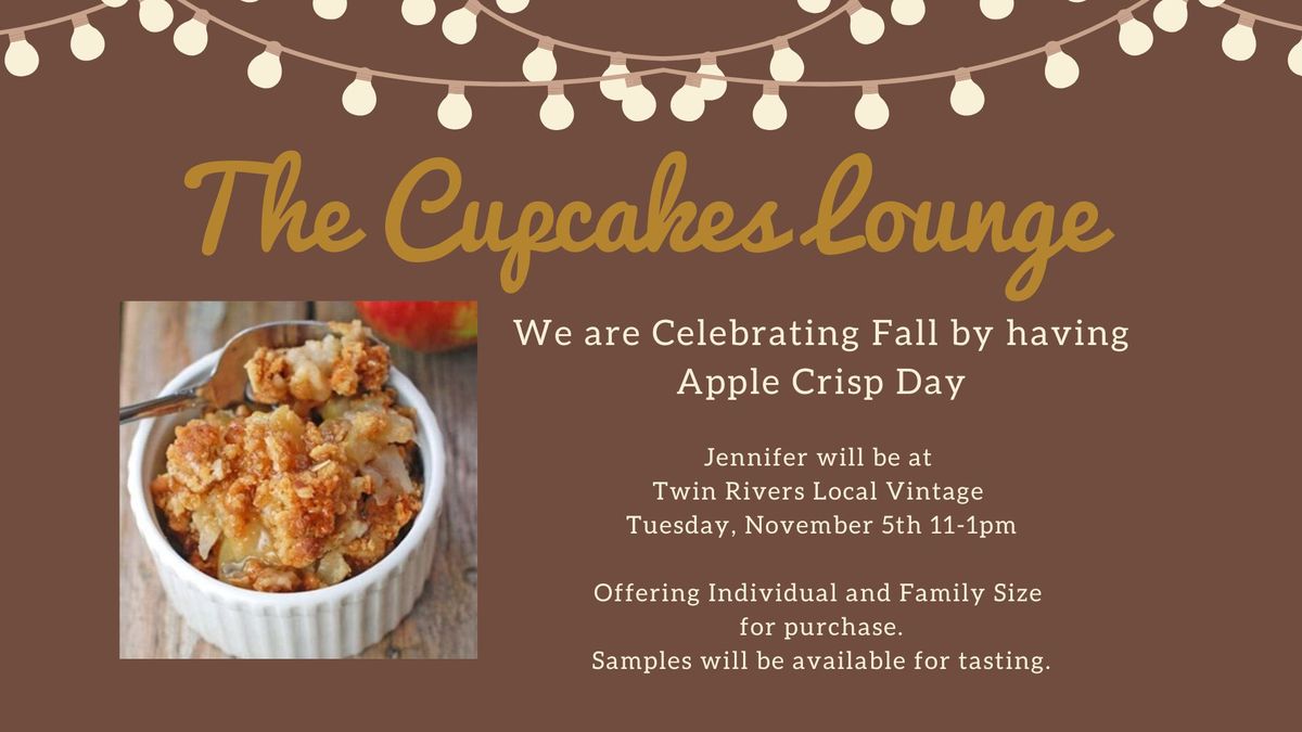 It's Apple Crisp Day with The Cupcakes Lounge