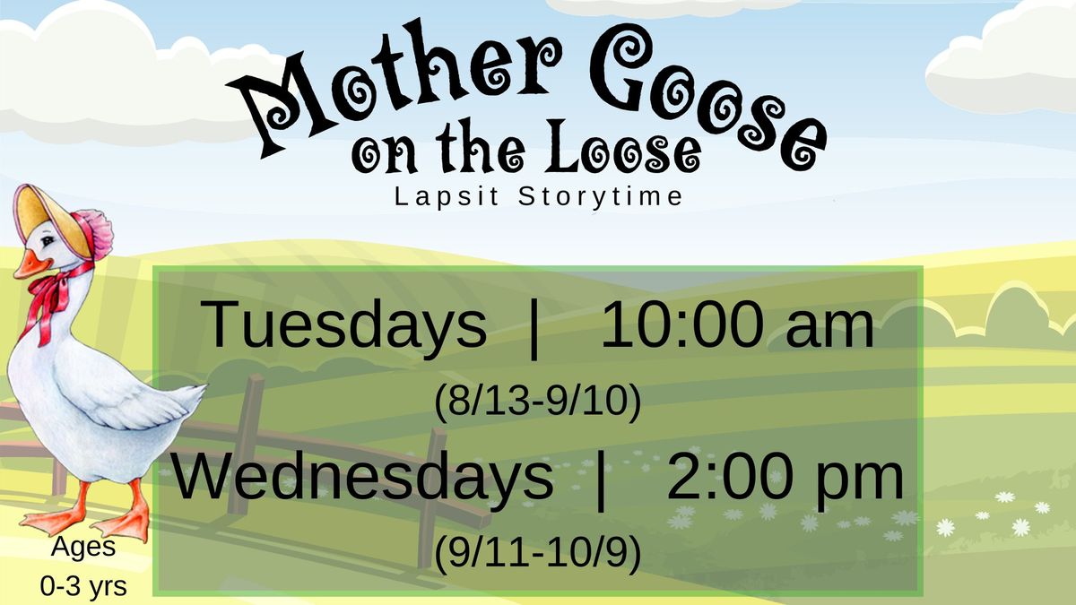 Labsit Storytime- Mother Goose on the Loose  Ages 0-3 yrs