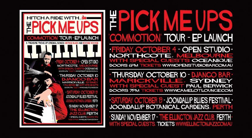 The Pick Me Ups "Commotion" EP launch