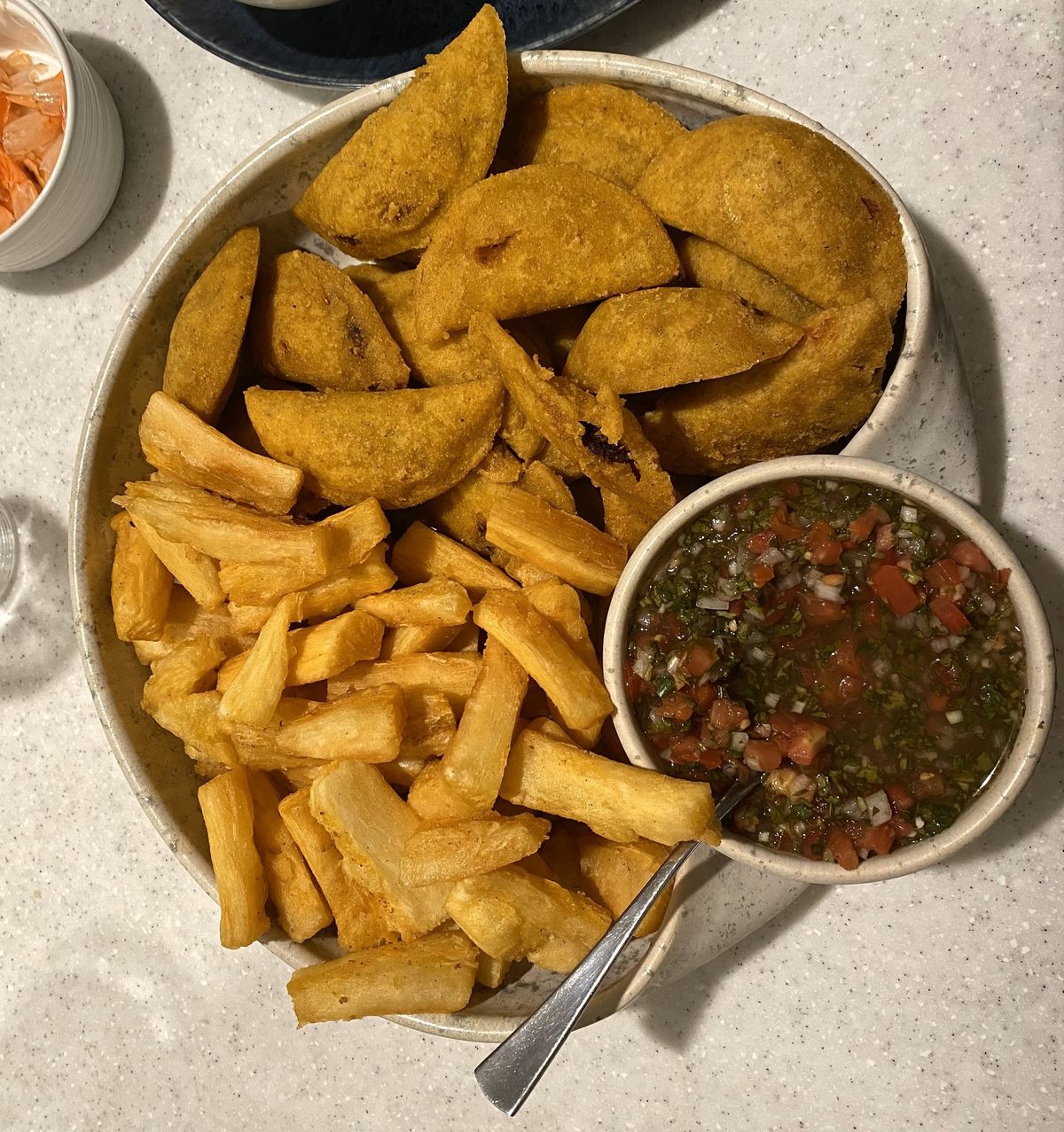 Colombian Empanadas, Yuca Frita & More