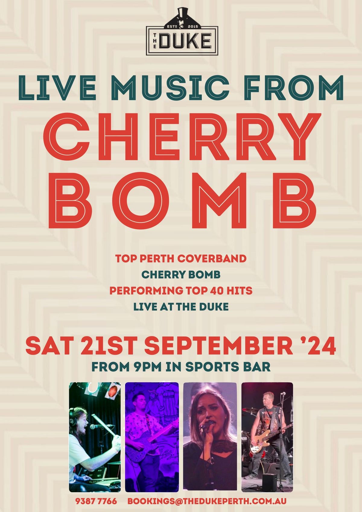 Cherry Bomb - Live at The Duke Bar & Bistro