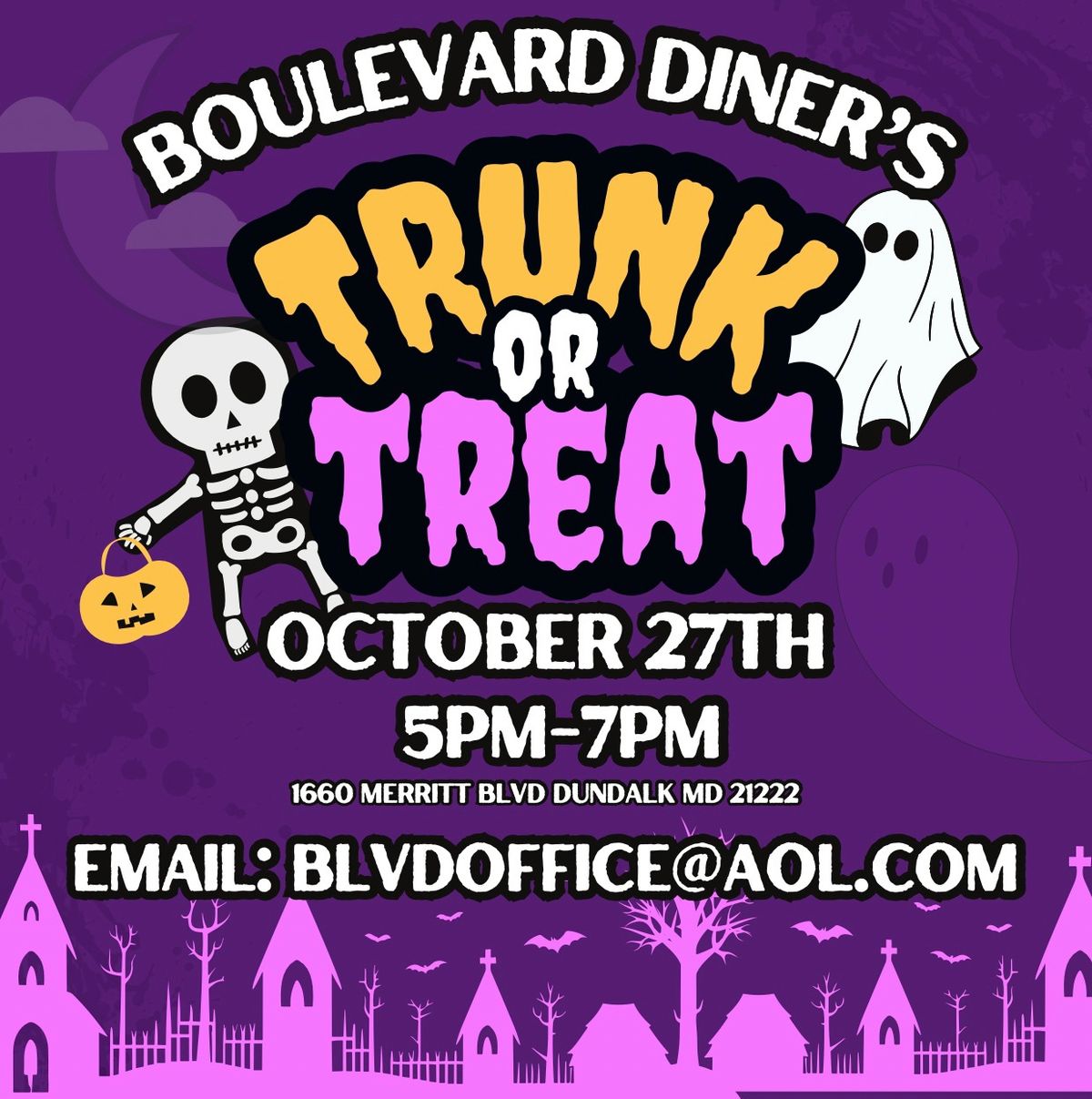 Trunk or Treat at the Diner