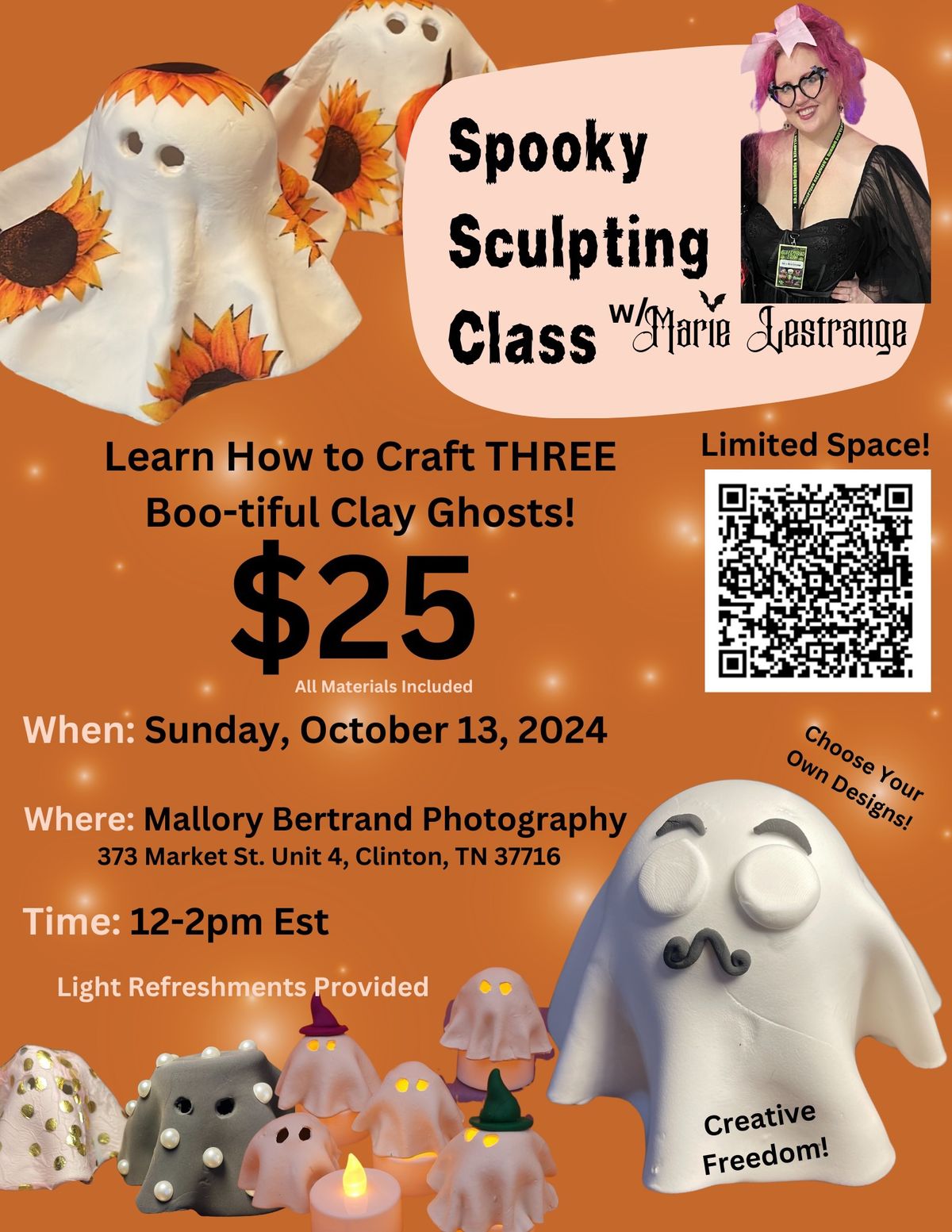 Spooky Sculpting Class w\/ Marie Lestrange 