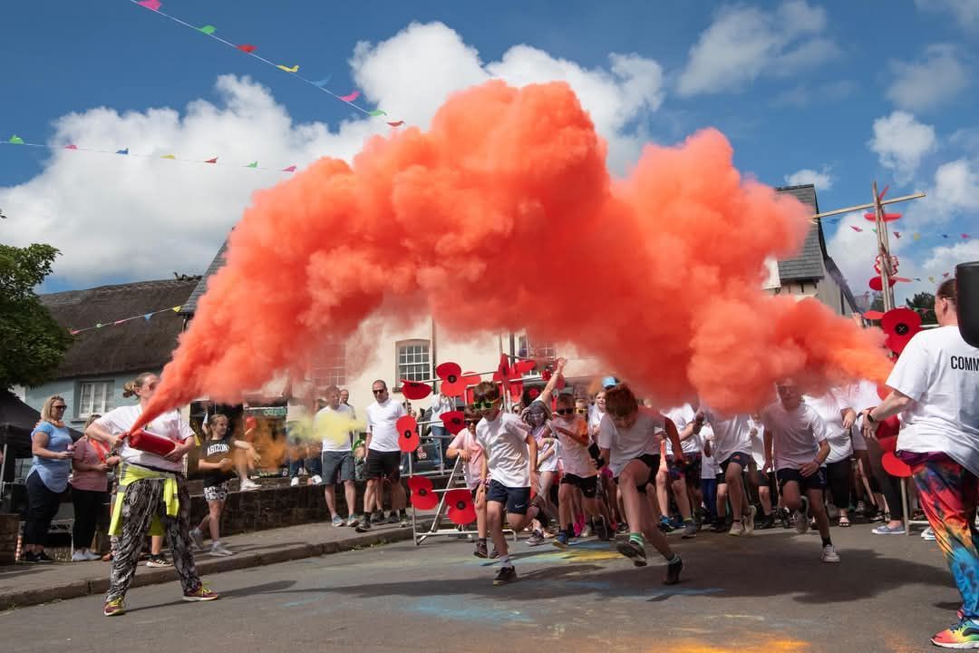 Hatherleigh Carnival's Triumphant Colour Run 2025