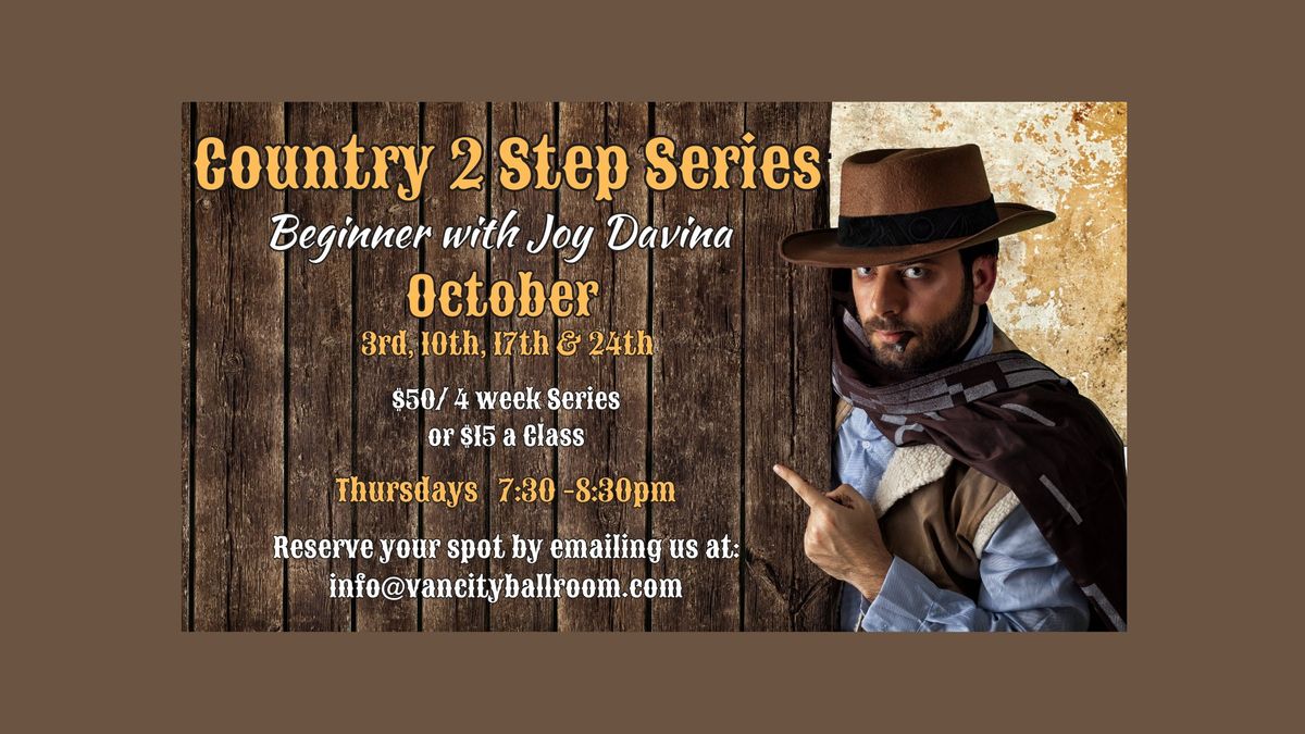 Beginner Country 2-Step Series w\/Joy Davina