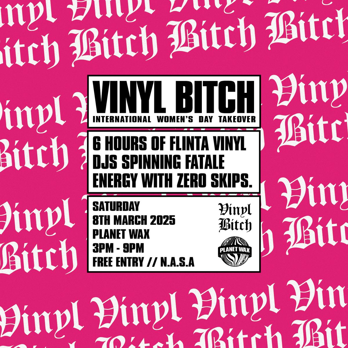 Vinyl Bitch: IWD Takeover