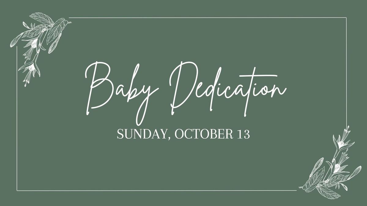 Autumn Baby Dedication