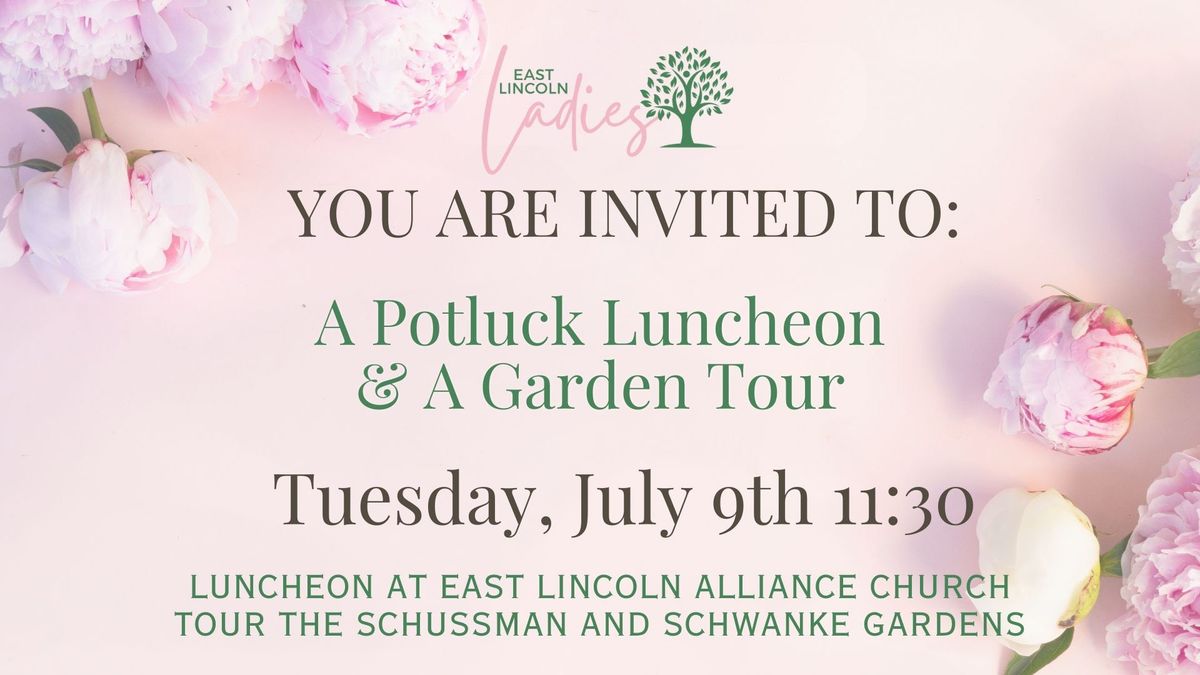 Potluck Luncheon and Garden Tours