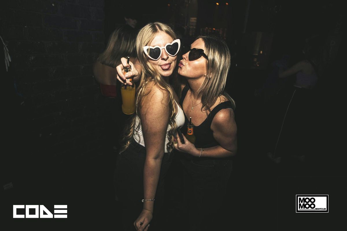 CODE Friday 5th June At MooMoo!