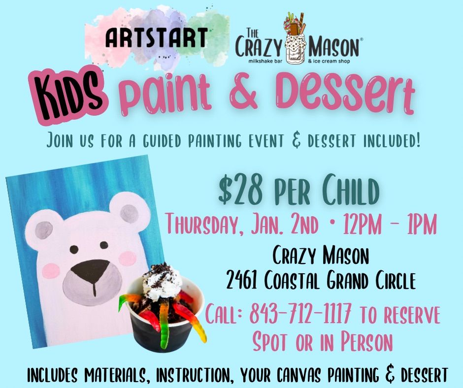 Kids Paint & Dessert 