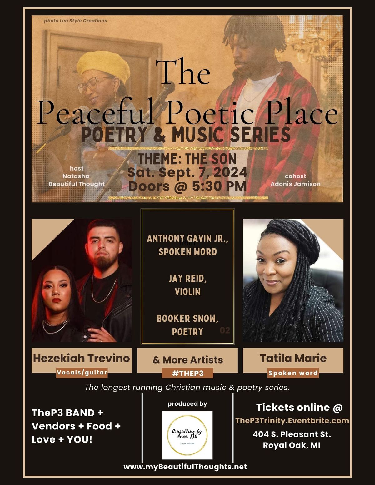 The Peaceful Poetic Place poetry & music series