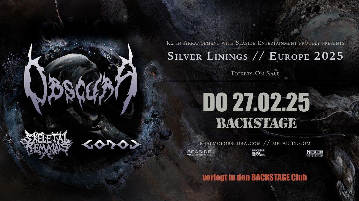 OBSCURA | SILVER LININGS \/\/ EUROPE 2025 | BACKSTAGE M\u00dcNCHEN 2025