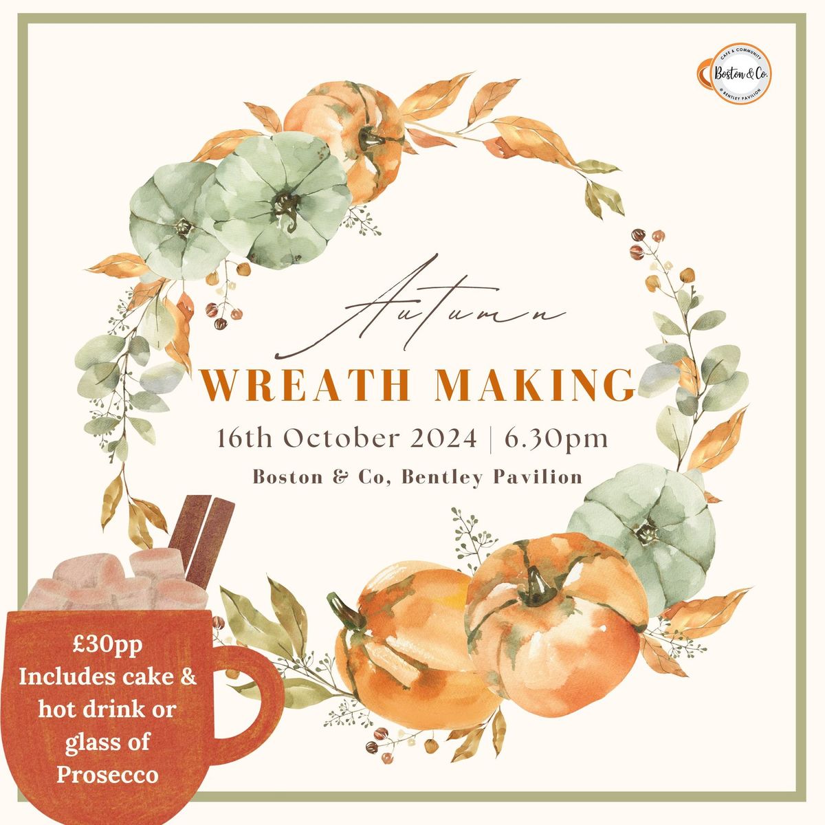 Autumn Wreath Making Workshop - SOLD OUT