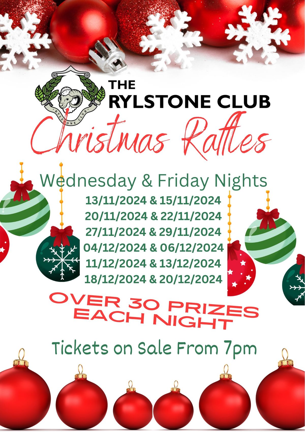 Christmas Raffles 