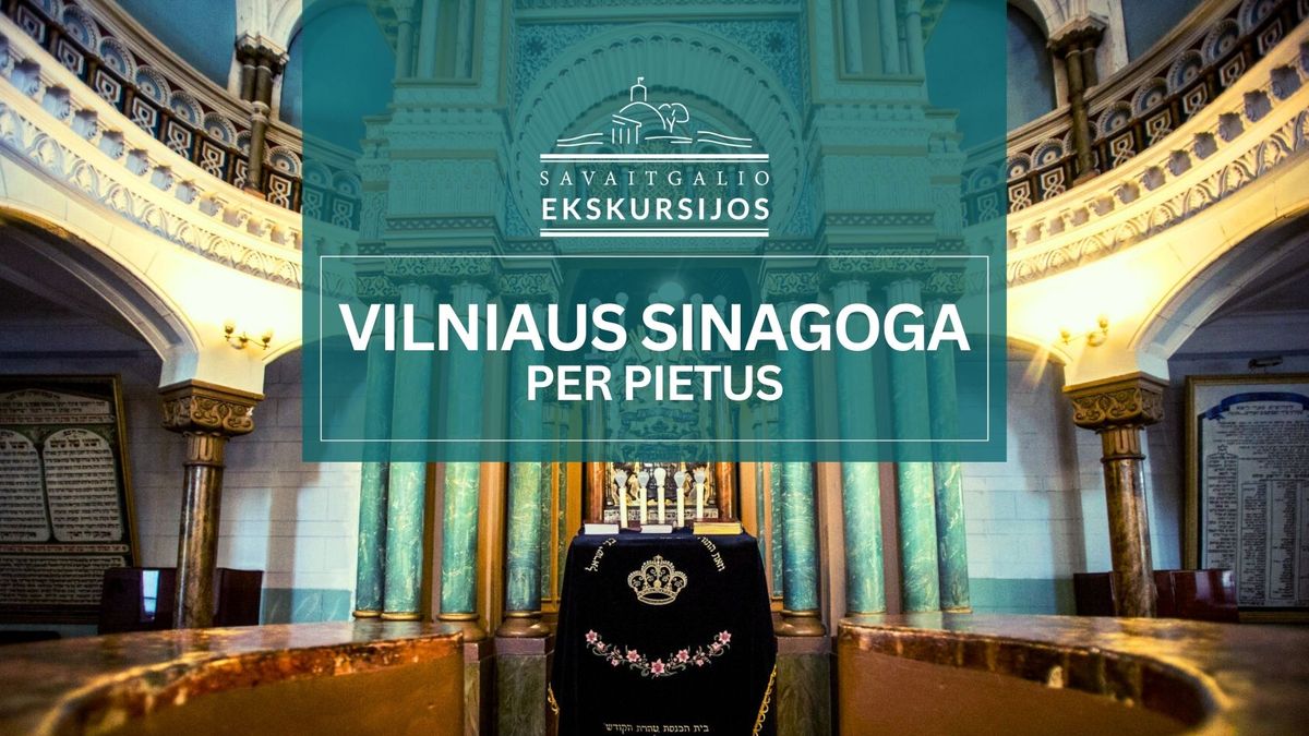 Vilniaus sinagoga per pietus 11.06 | Ekskursija su Anna