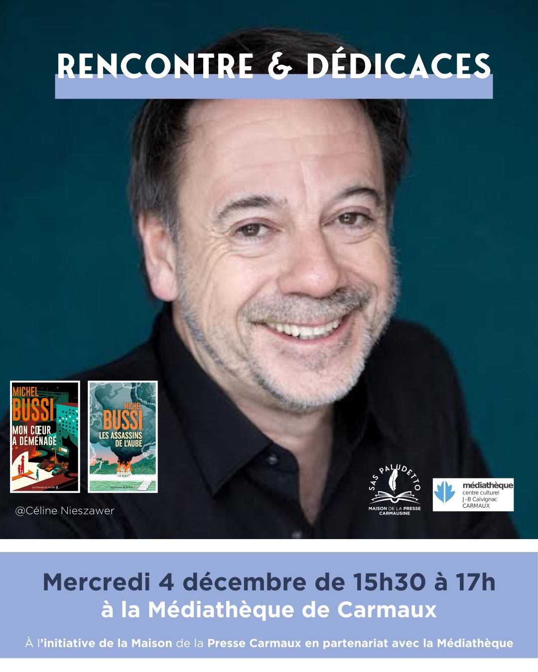 Rencontre & d\u00e9dicaces : Michel Bussi