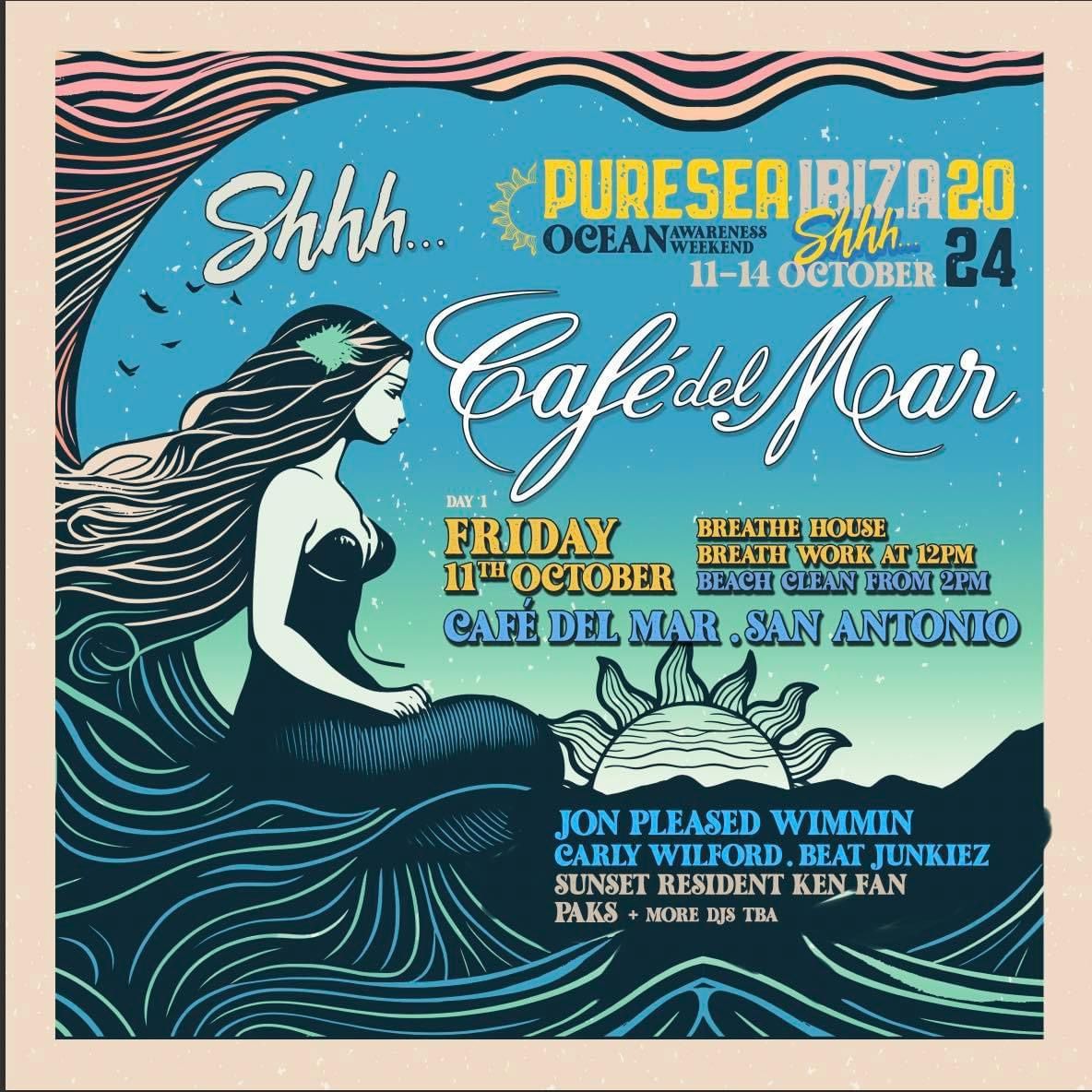 Pure Sea Shhh ocean Awareness Weekender Ibiza 2024