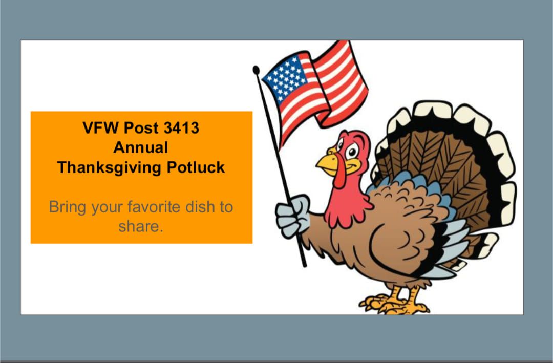 VFW Post 3413 Annual Thanksgiving Potluck 