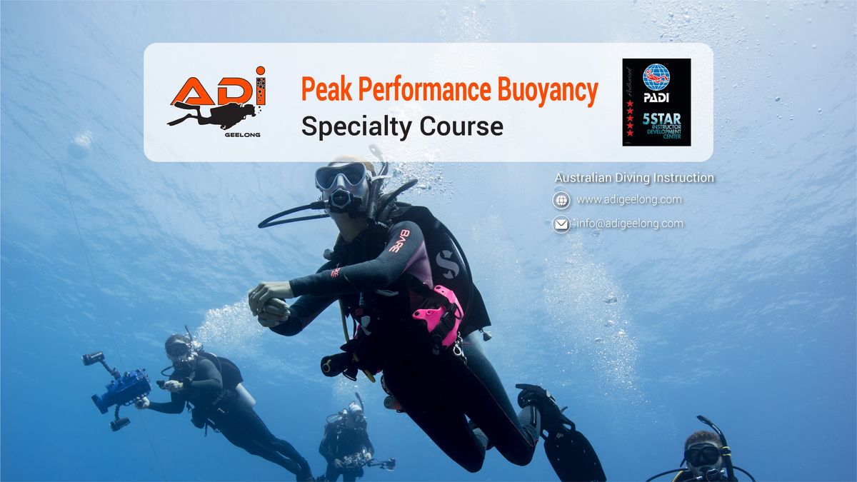 PADI Peak Performance Buoyancy Specialty