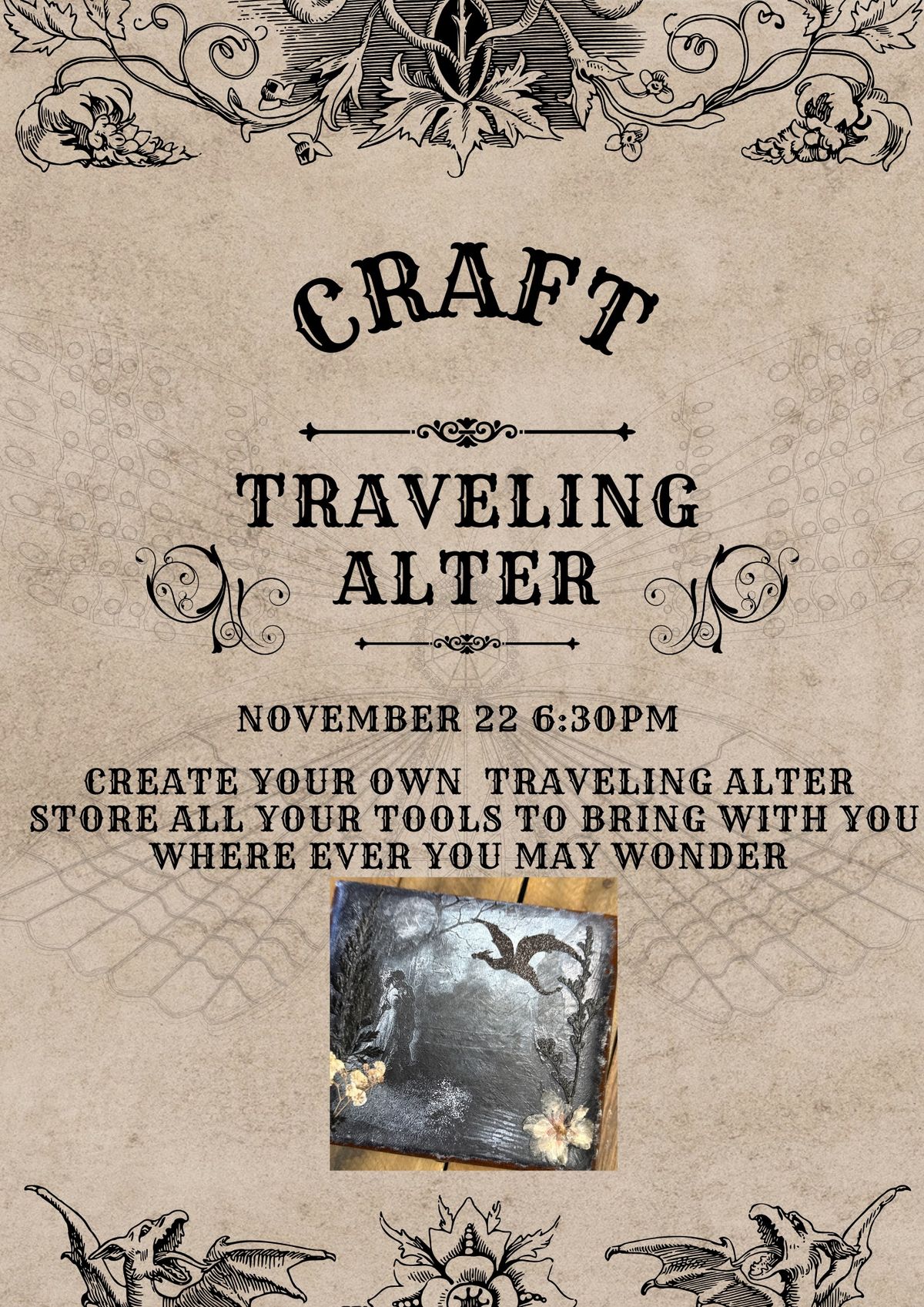 Craft Your Traveling Alter 