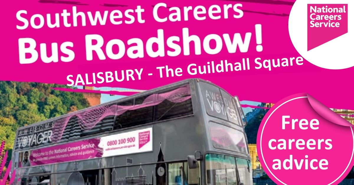 National Careers Service Bus Roadshow -  Salisbury (The Guildhall Square)