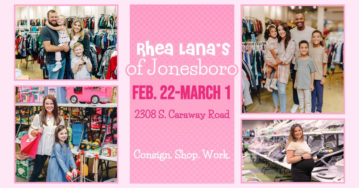 Rhea Lana's of Jonesboro - HUGE Spring and Summer Shopping Event