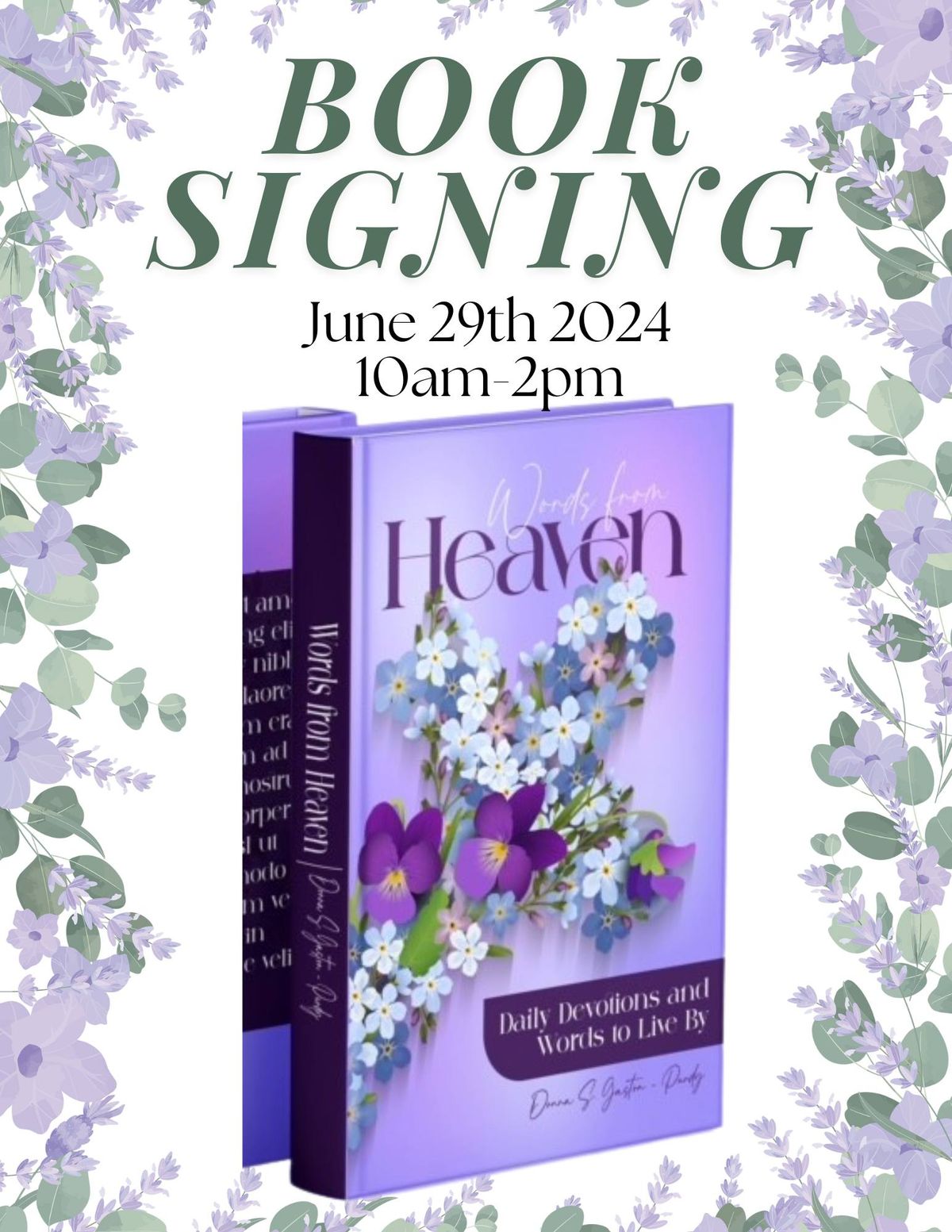 Book Signing with Donna Purdy