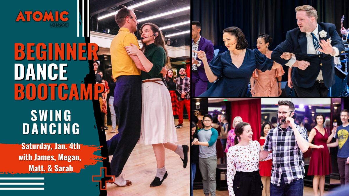 Swing Dance Beginner Bootcamp - ATOMIC Ballroom 2025