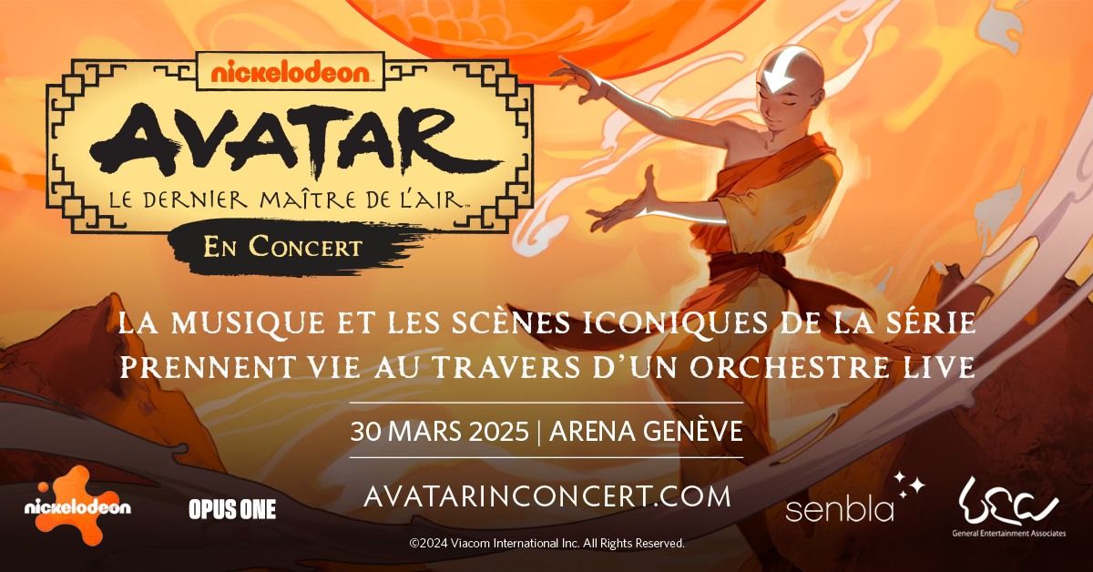 Avatar : Le dernier ma\u00eetre de l'air | Gen\u00e8ve 