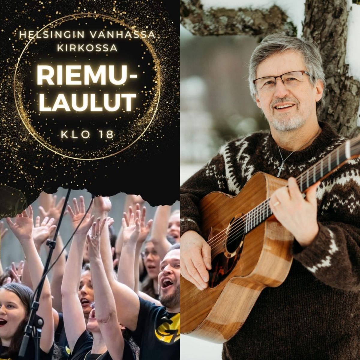 Riemulaulut-konsertti: Valoa pimeyteen