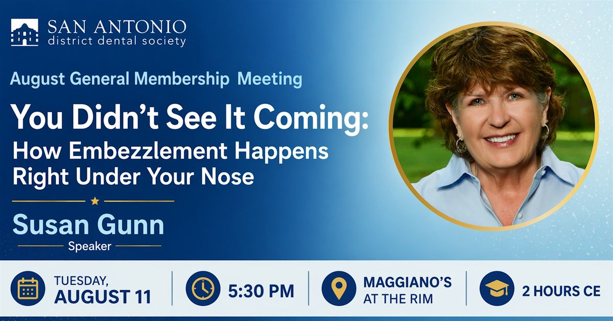 August General Membership Meeting