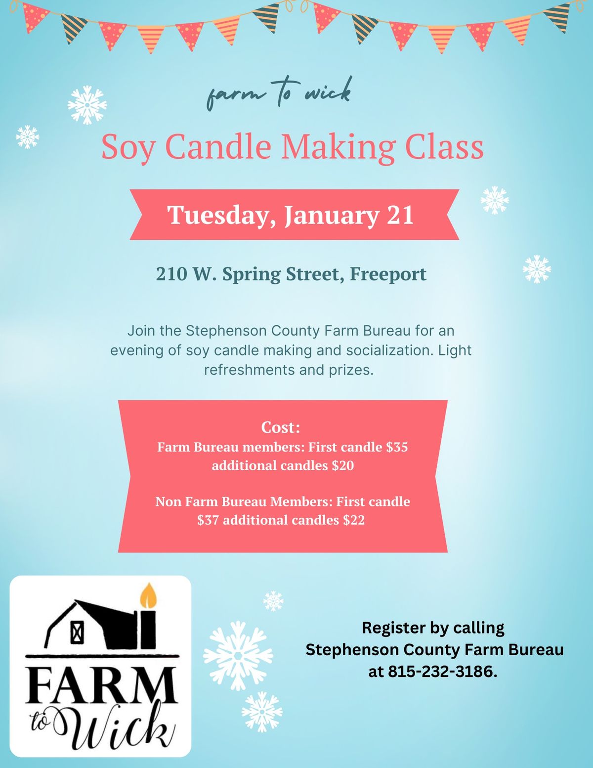 Soy Candle Making Class 