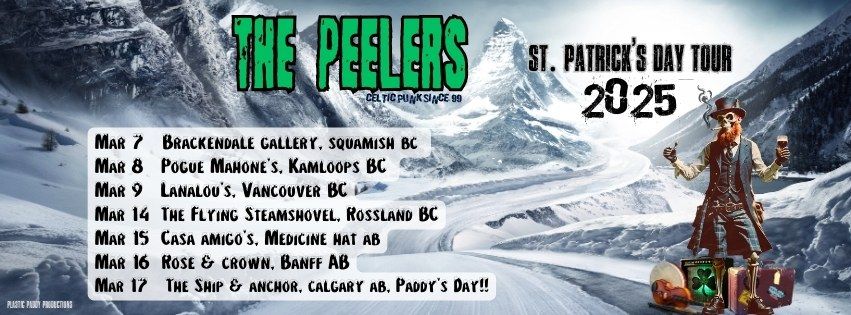 The Peelers St Patrick's Day Tour 2025 in Banff