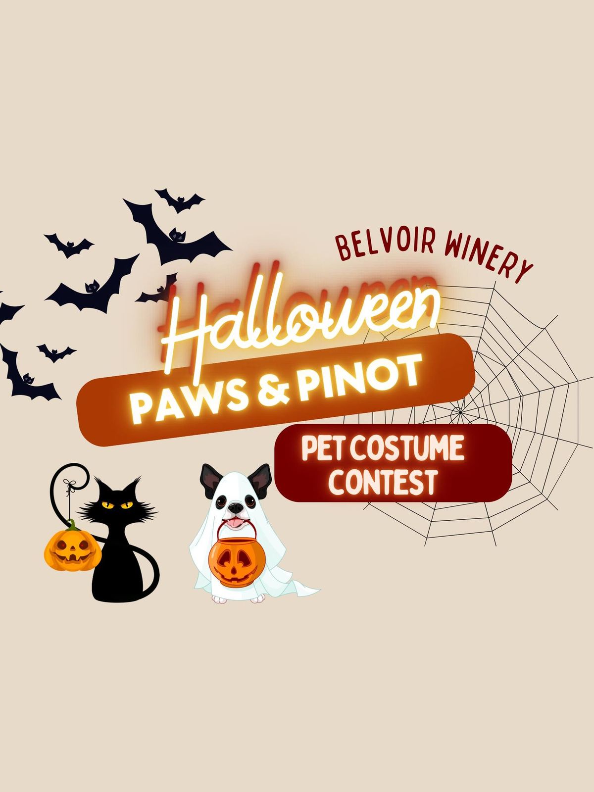 Halloween Paws & Pinot Pet Costume Contest! 