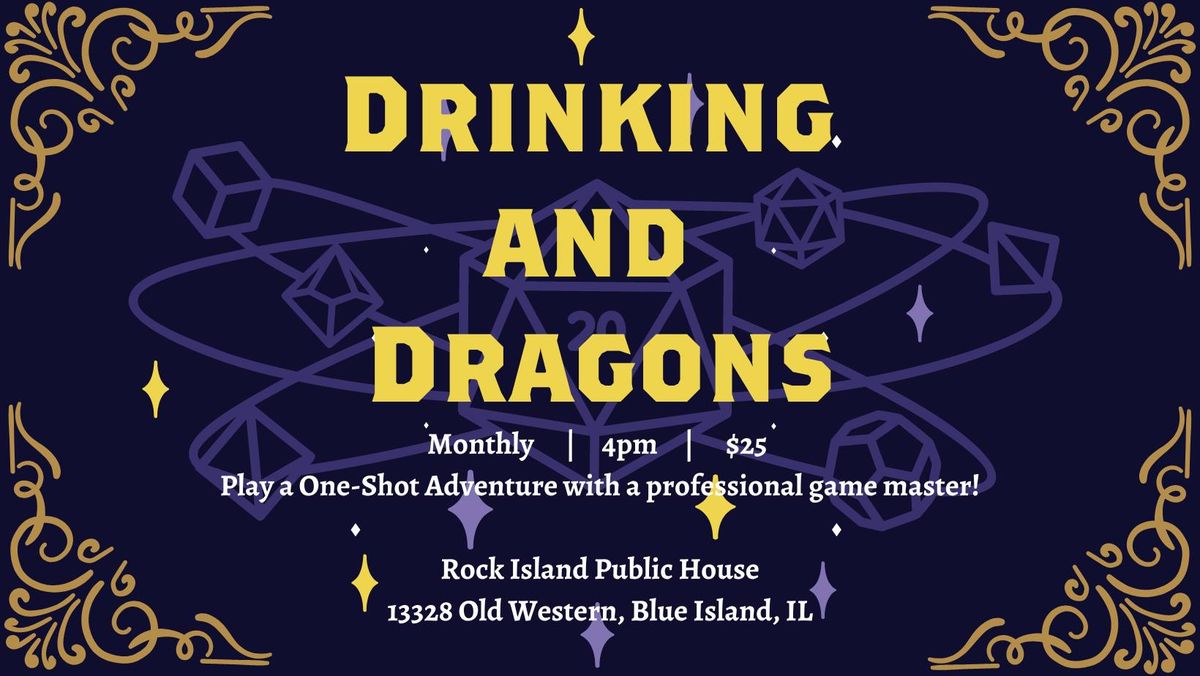 Drinking & Dragons at Rock Island Public House