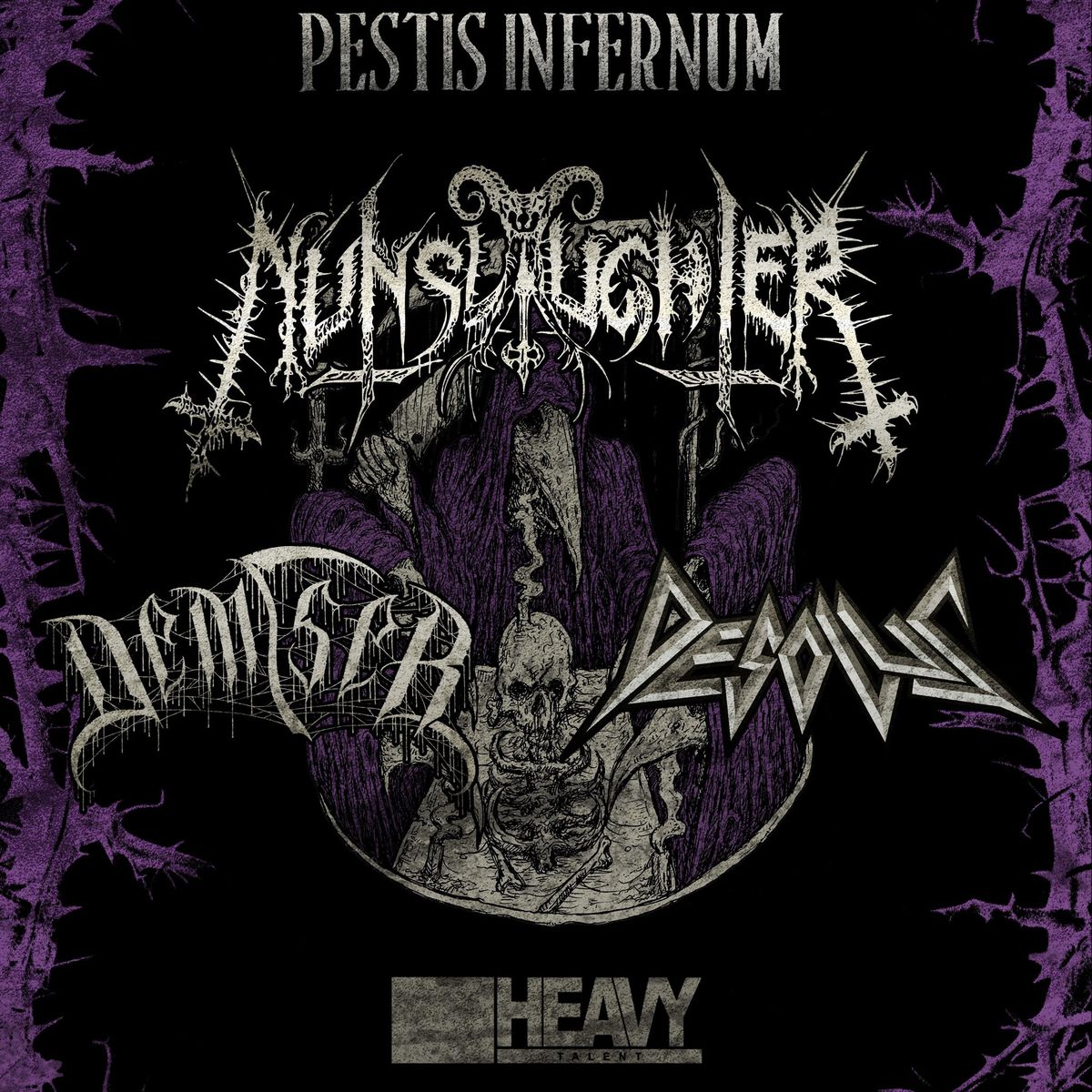 Wednesday Feb 12 Nunslaughter, Demiser, Desolus, Sexcult