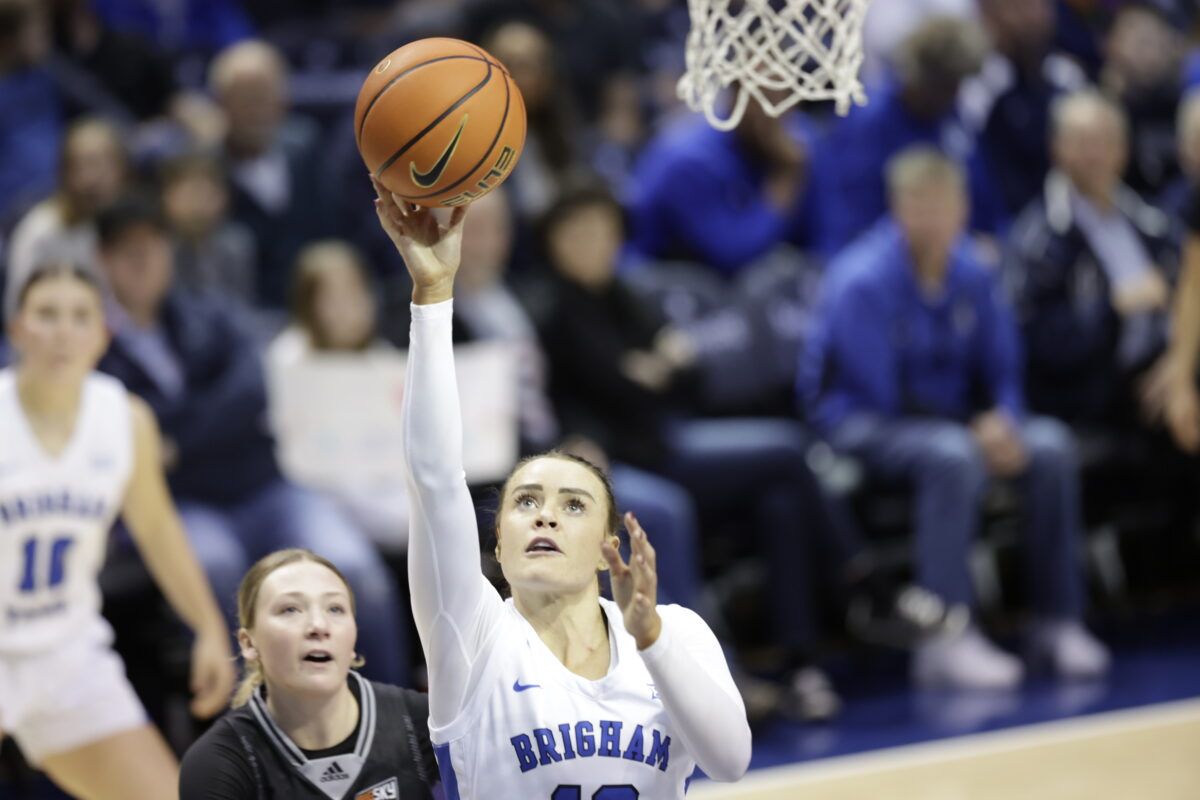 Kansas Jayhawks at BYU Cougars Womens Basketball at Marriott Center