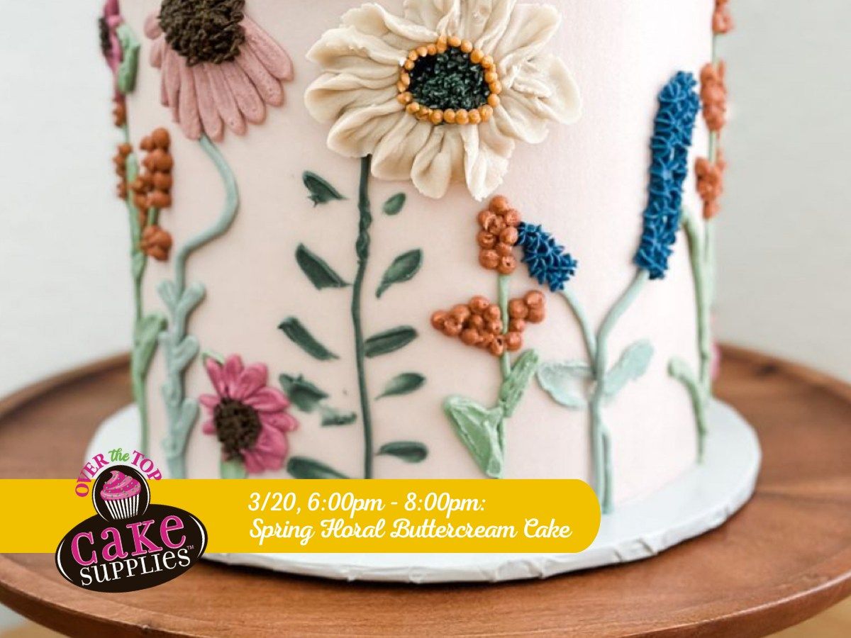 SPRING FLORAL BUTTERCREAM 