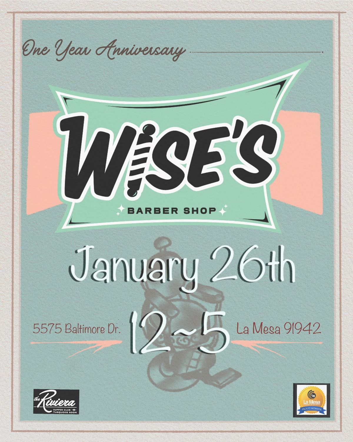 Wise's Barbershop 1 Year Anniversary Celebration 